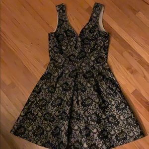 Black and Cream Lace dress
